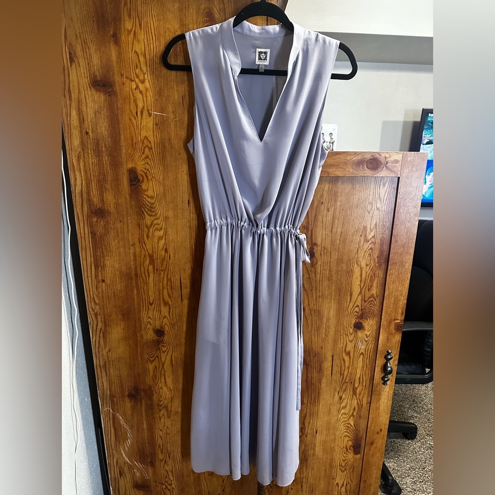 Anne Klein Women’s Flowy Wimsical Midi Dress and Pockets